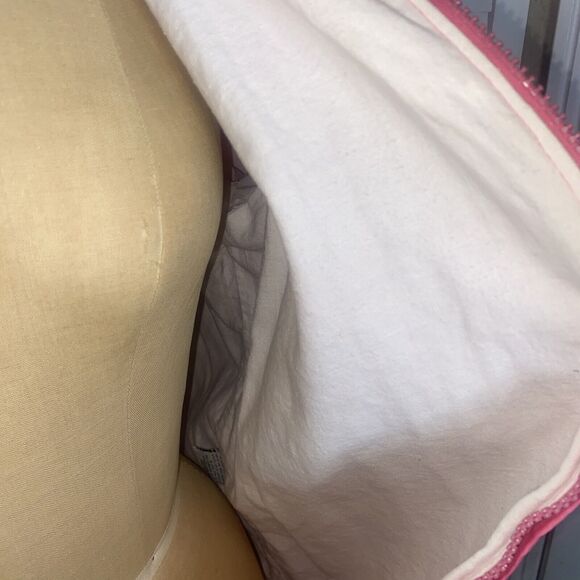 80s 90s Windbreaker Jacket Be In The Current Seen Pink Sz Medium - Picture 12 of 12